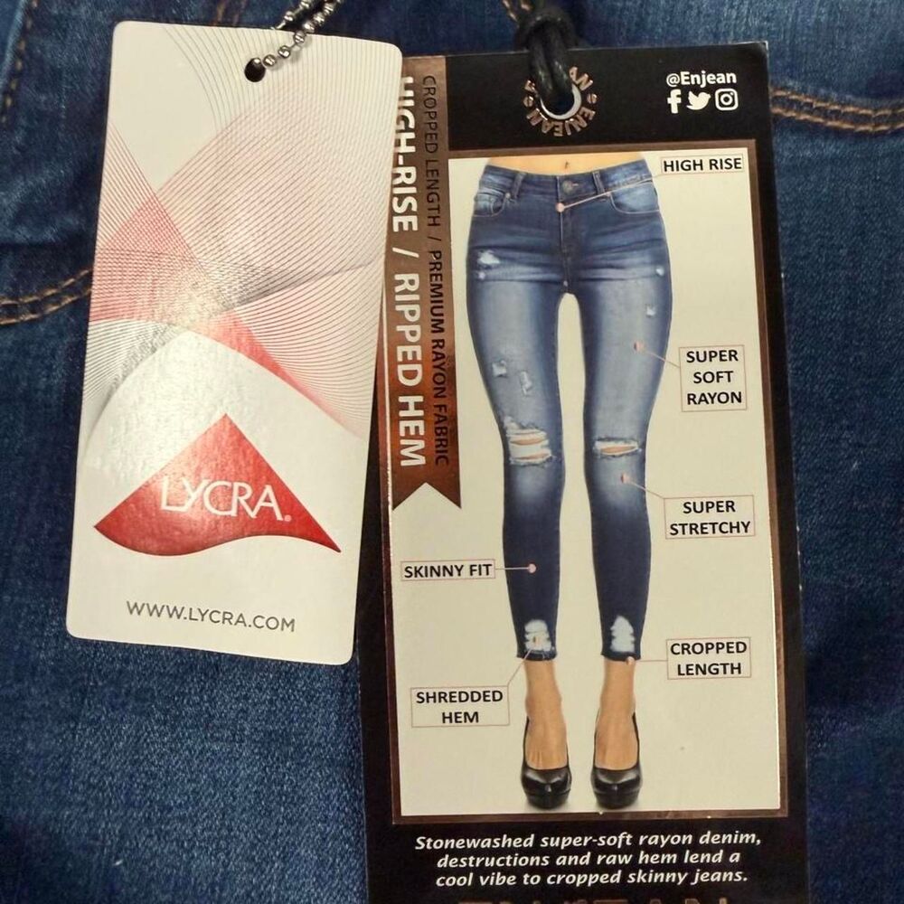 Enjean High Rise Ripped Jeans - Picture 5 of 7
